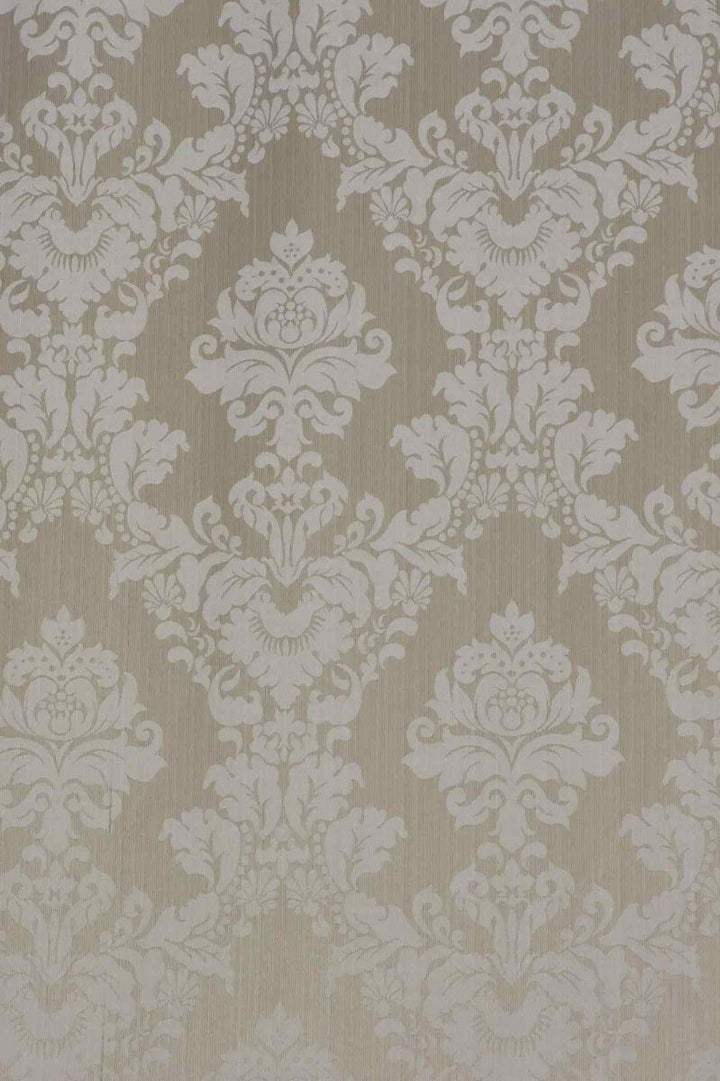 Madagascar Damask Ivory Fabric