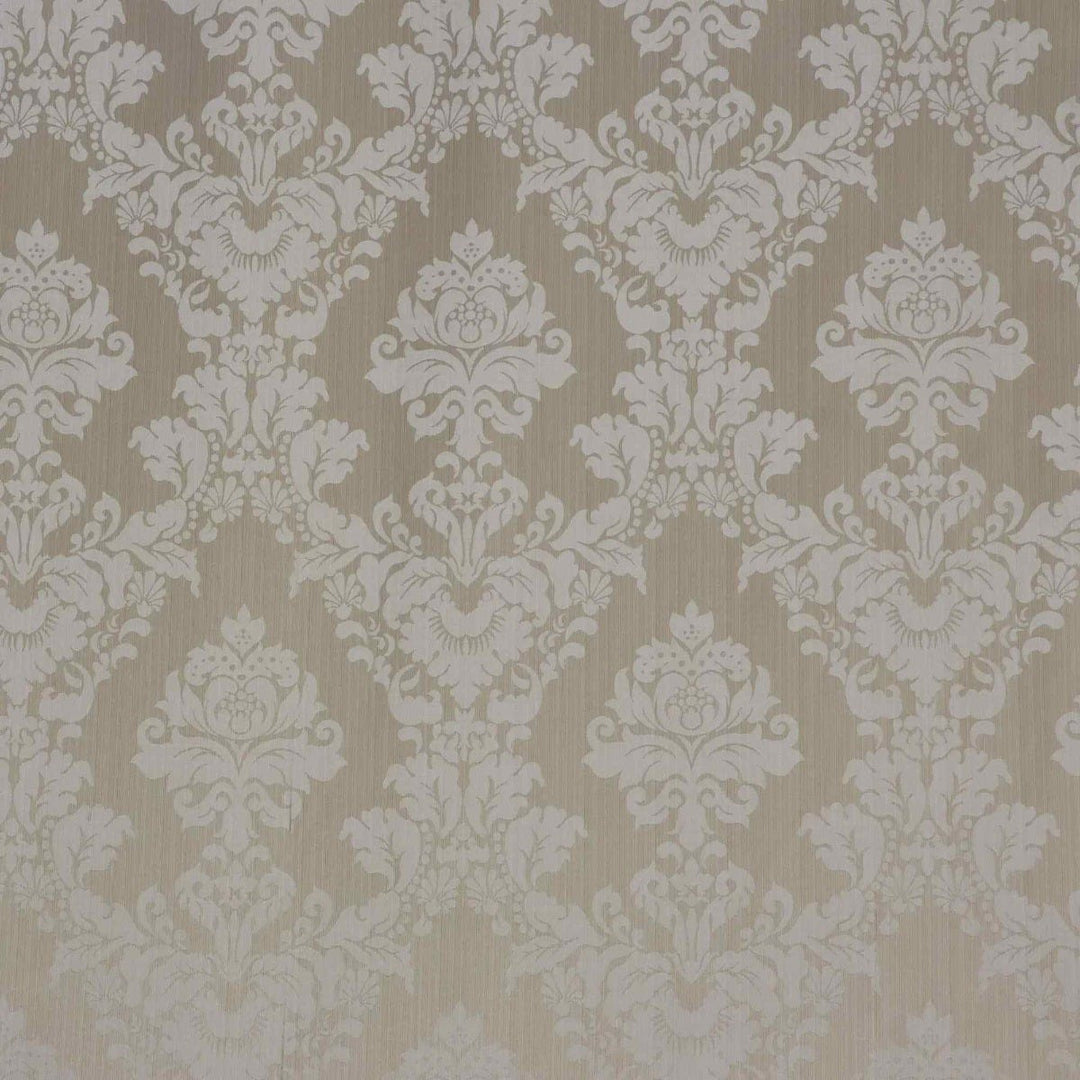 Madagascar Damask Ivory Fabric