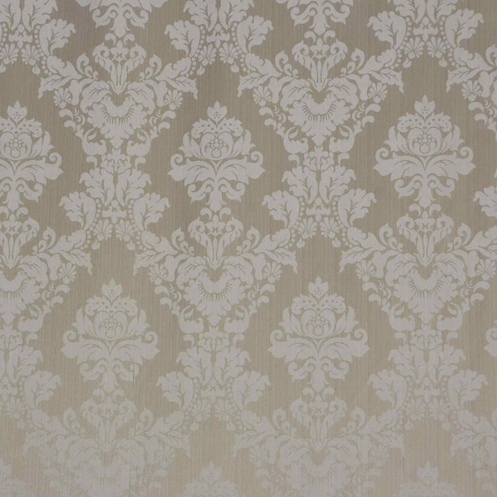 Madagascar Damask Ivory Fabric