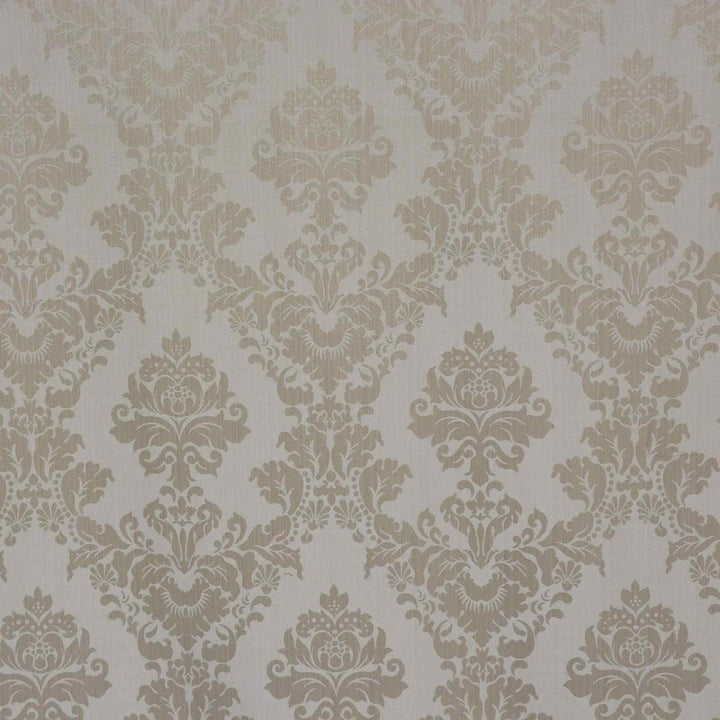 Madagascar Damask Ivory Fabric