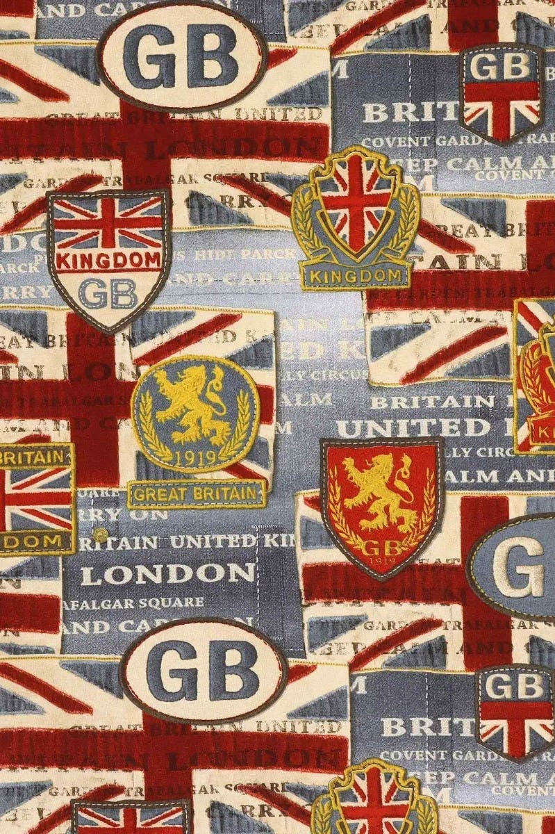 Good Old Blighty Double Width Fabric