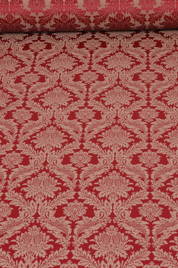 Alderton Luxury Damask Wine Fabric