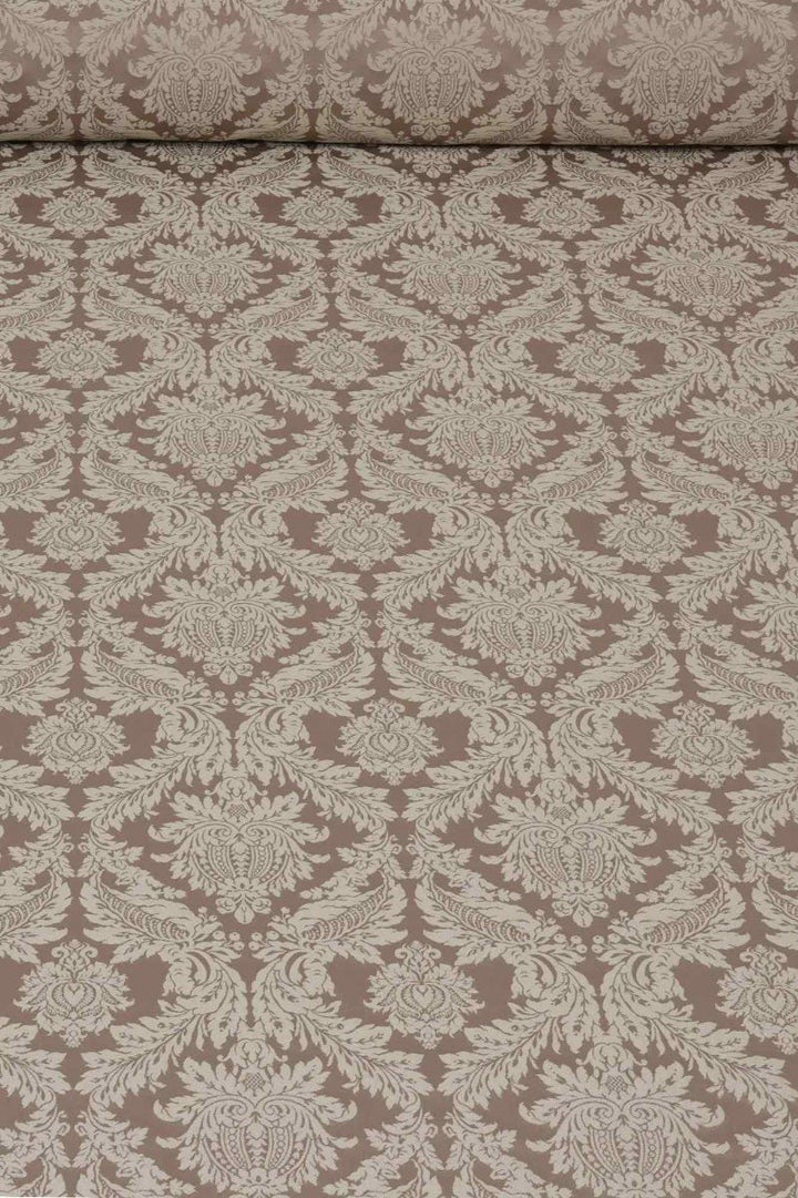 Alderton Luxury Damask Biscuit Fabric