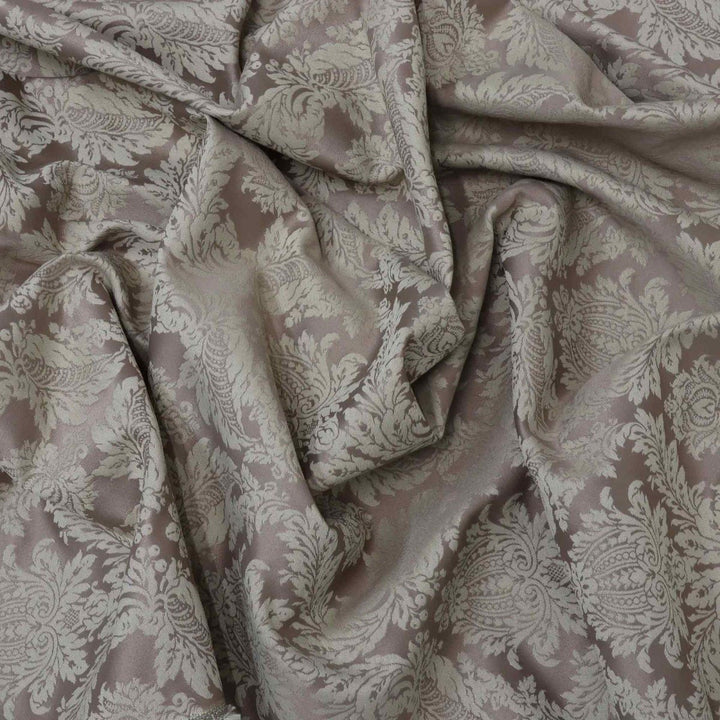 Alderton Luxury Damask Biscuit Fabric