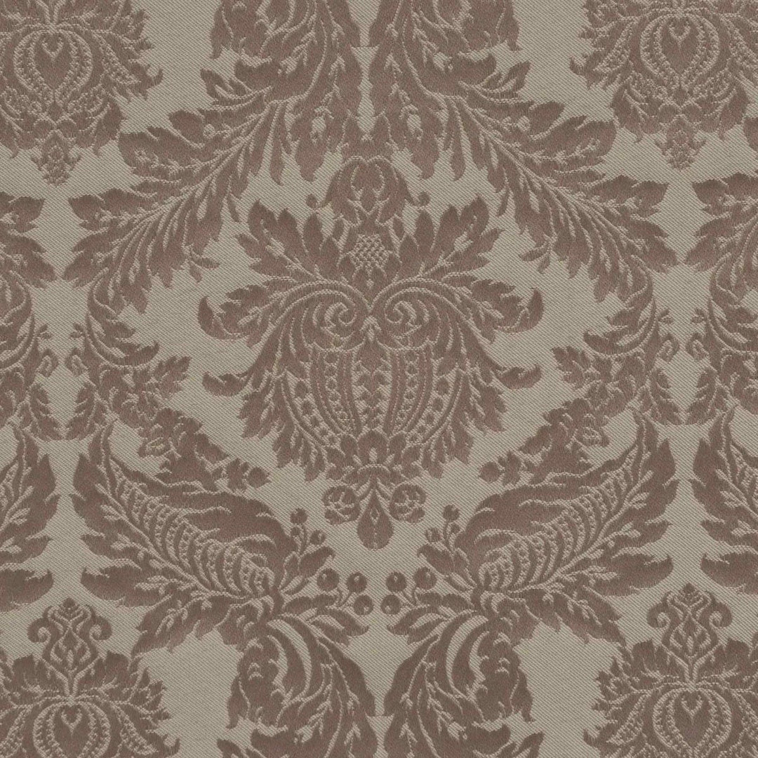 Alderton Luxury Damask Biscuit Fabric