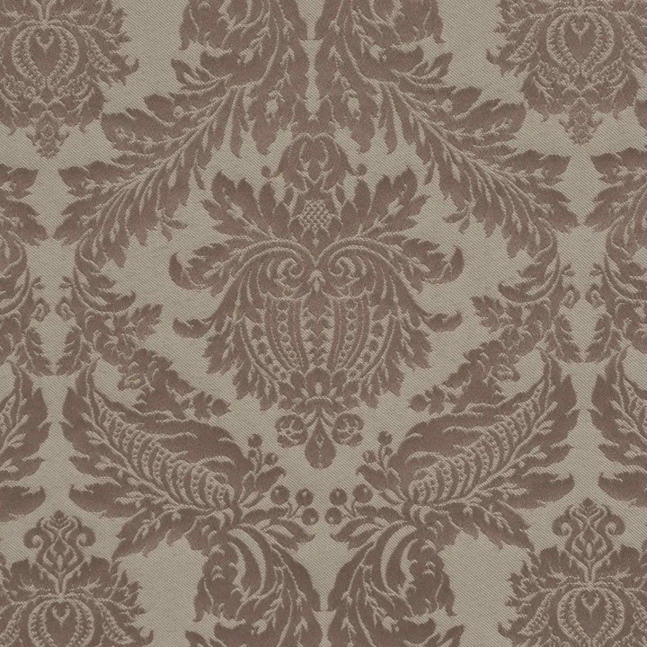 Alderton Luxury Damask Biscuit Fabric