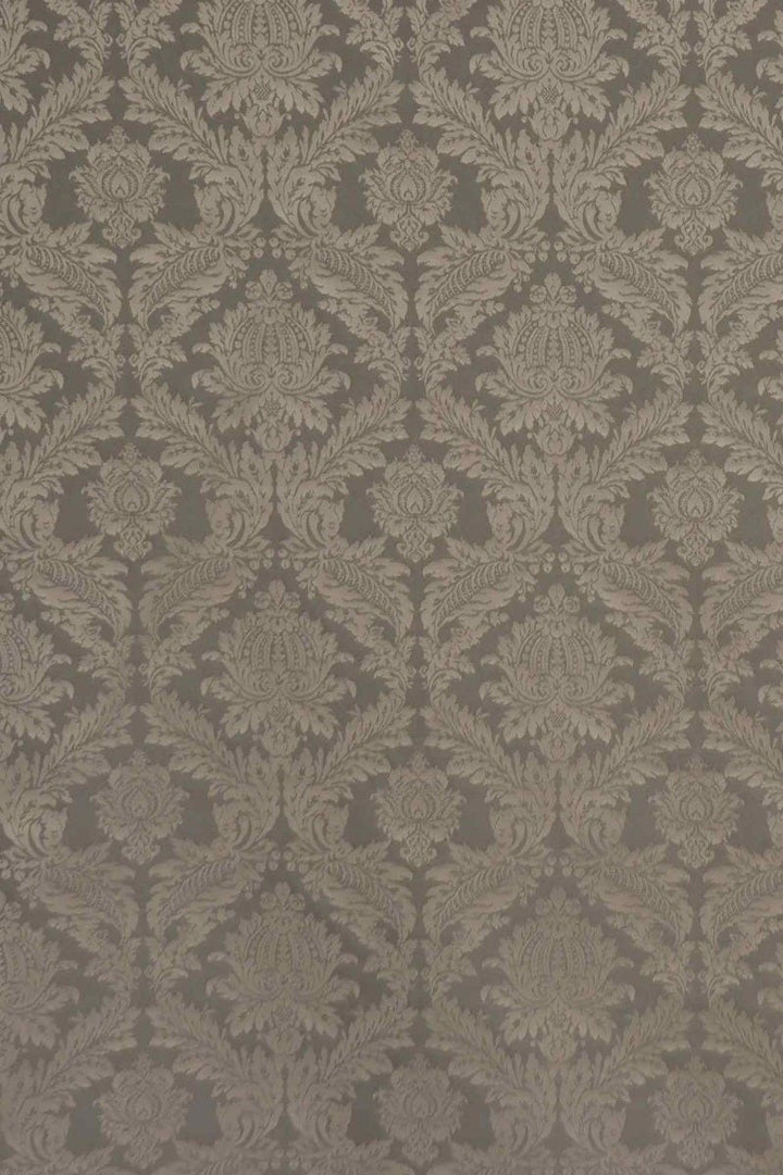 Alderton Luxury Damask Chocolate Fabric