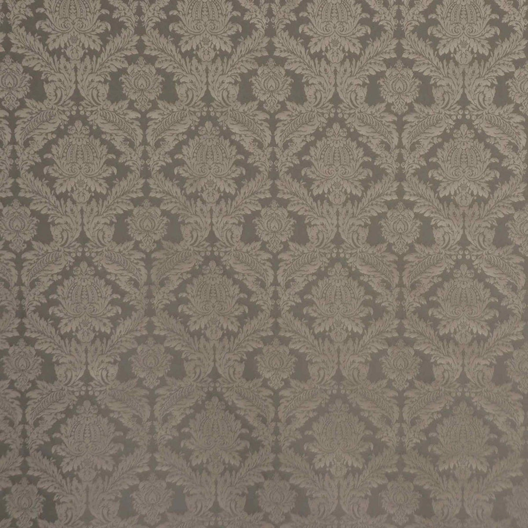 Alderton Luxury Damask Chocolate Fabric