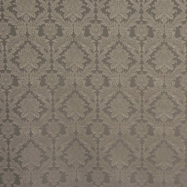 Alderton Luxury Damask Chocolate Fabric