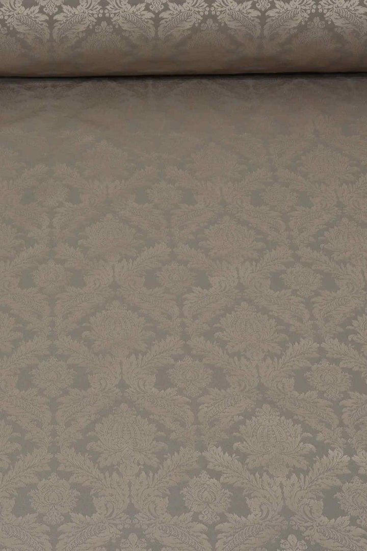 Alderton Luxury Damask Chocolate Fabric