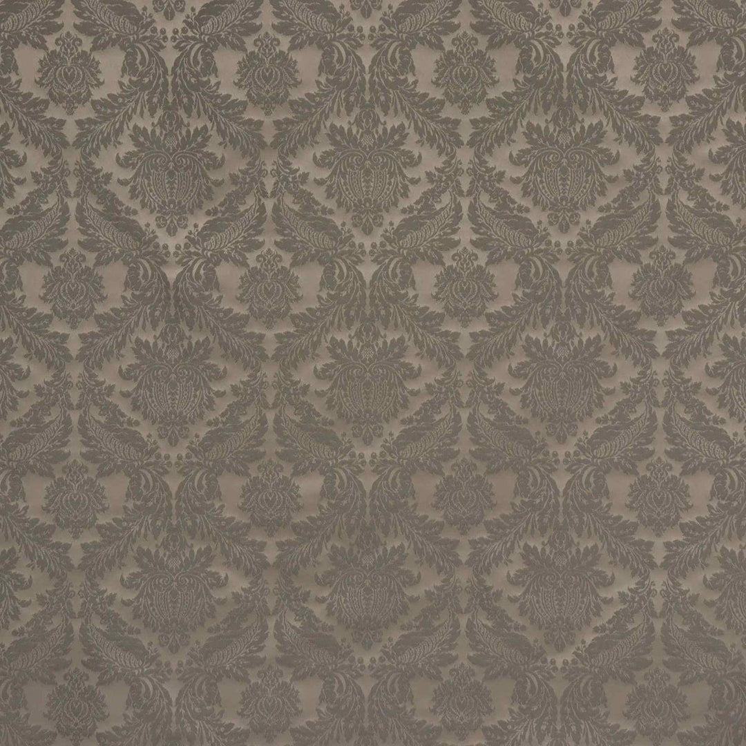 Alderton Luxury Damask Chocolate Fabric