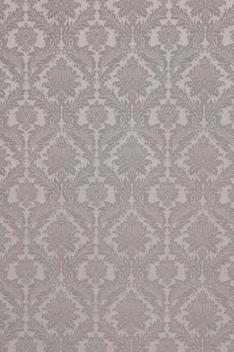 Alderton Luxury Damask Silver Fabric