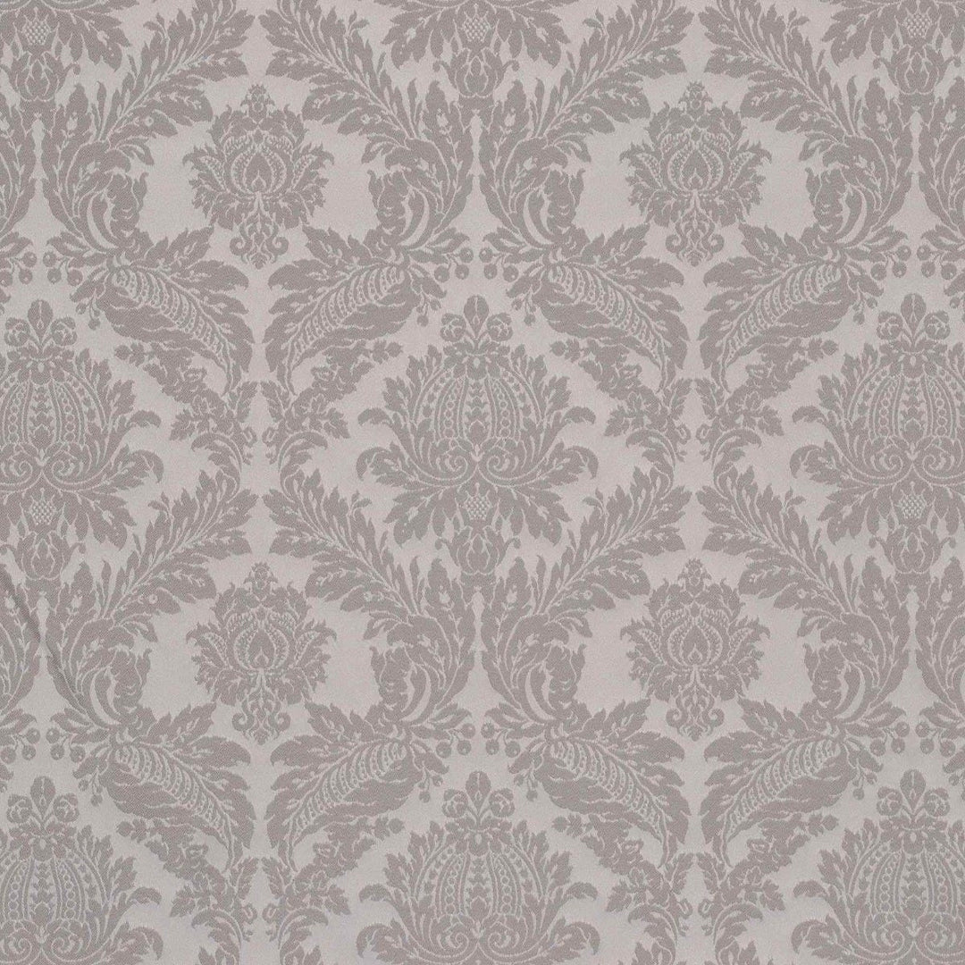 Alderton Luxury Damask Silver Fabric