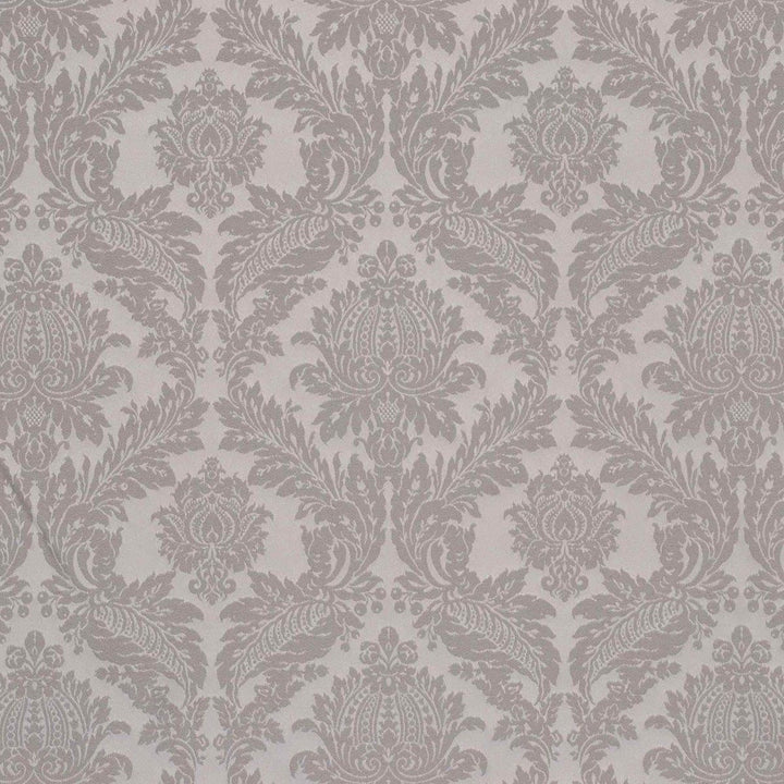 Alderton Luxury Damask Silver Fabric