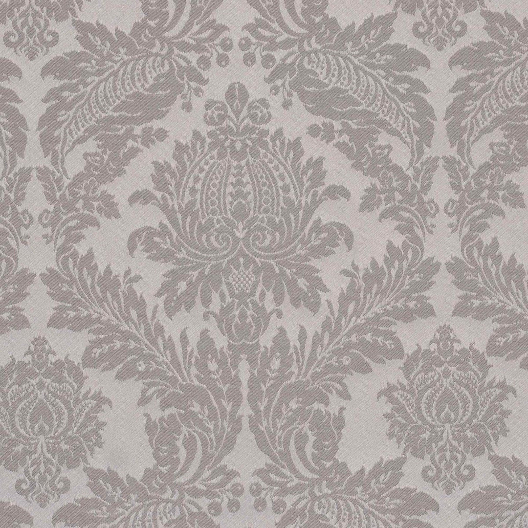 Alderton Luxury Damask Silver Fabric