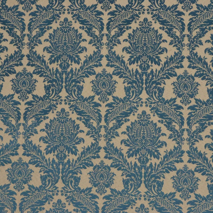 Alderton Luxury Damask Teal Fabric