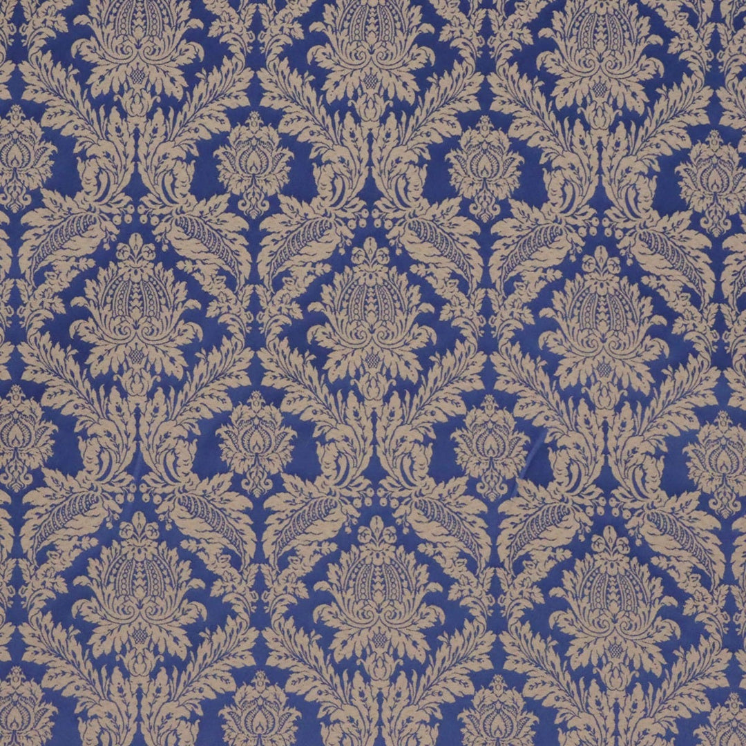 Alderton Luxury Damask Navy Fabric