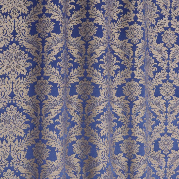 Alderton Luxury Damask Navy Fabric