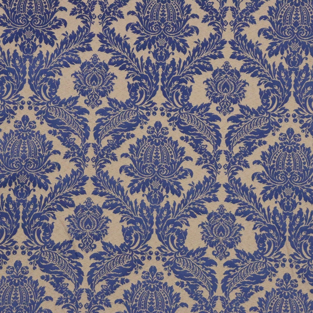 Alderton Luxury Damask Navy Fabric