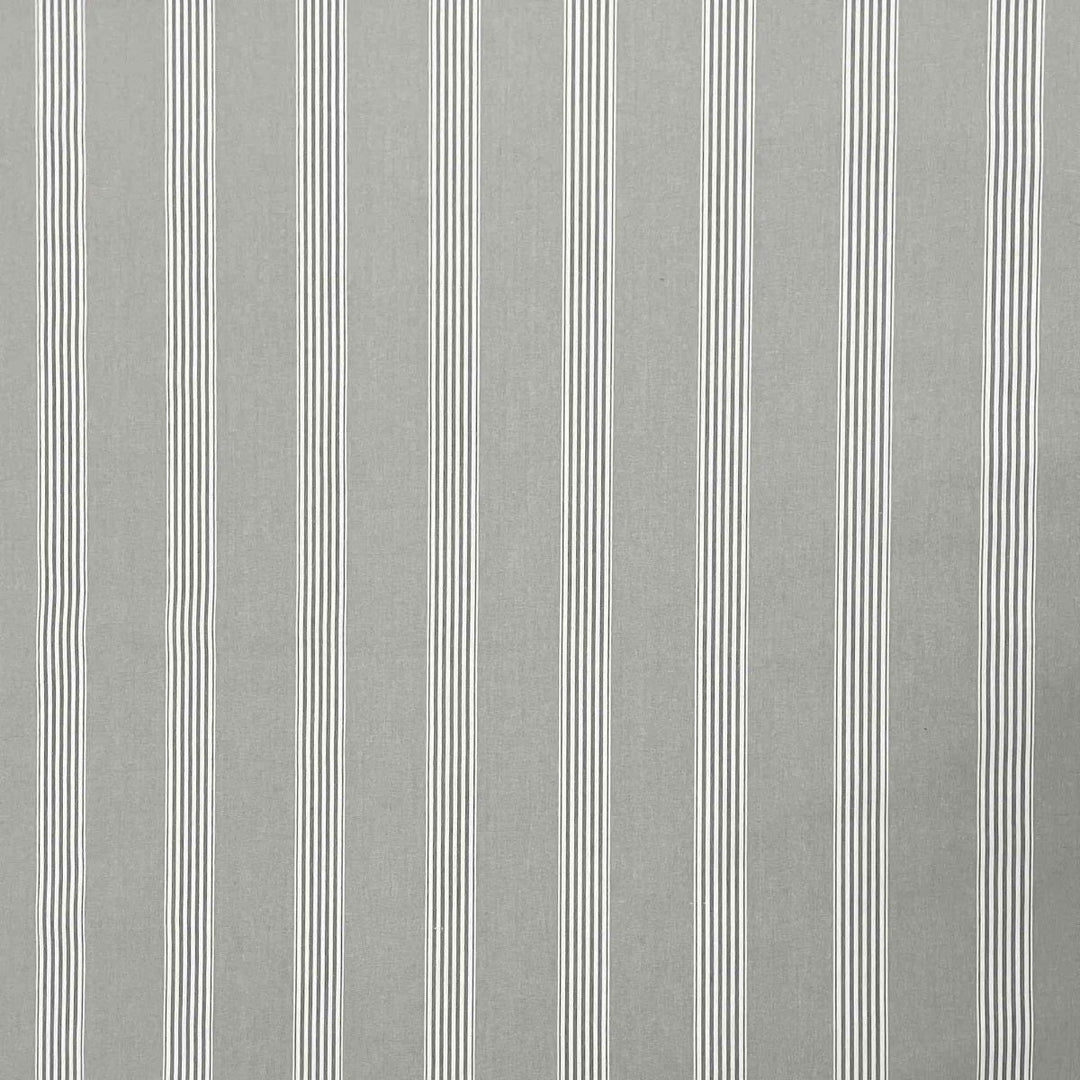 March Stripe Grey Fabric