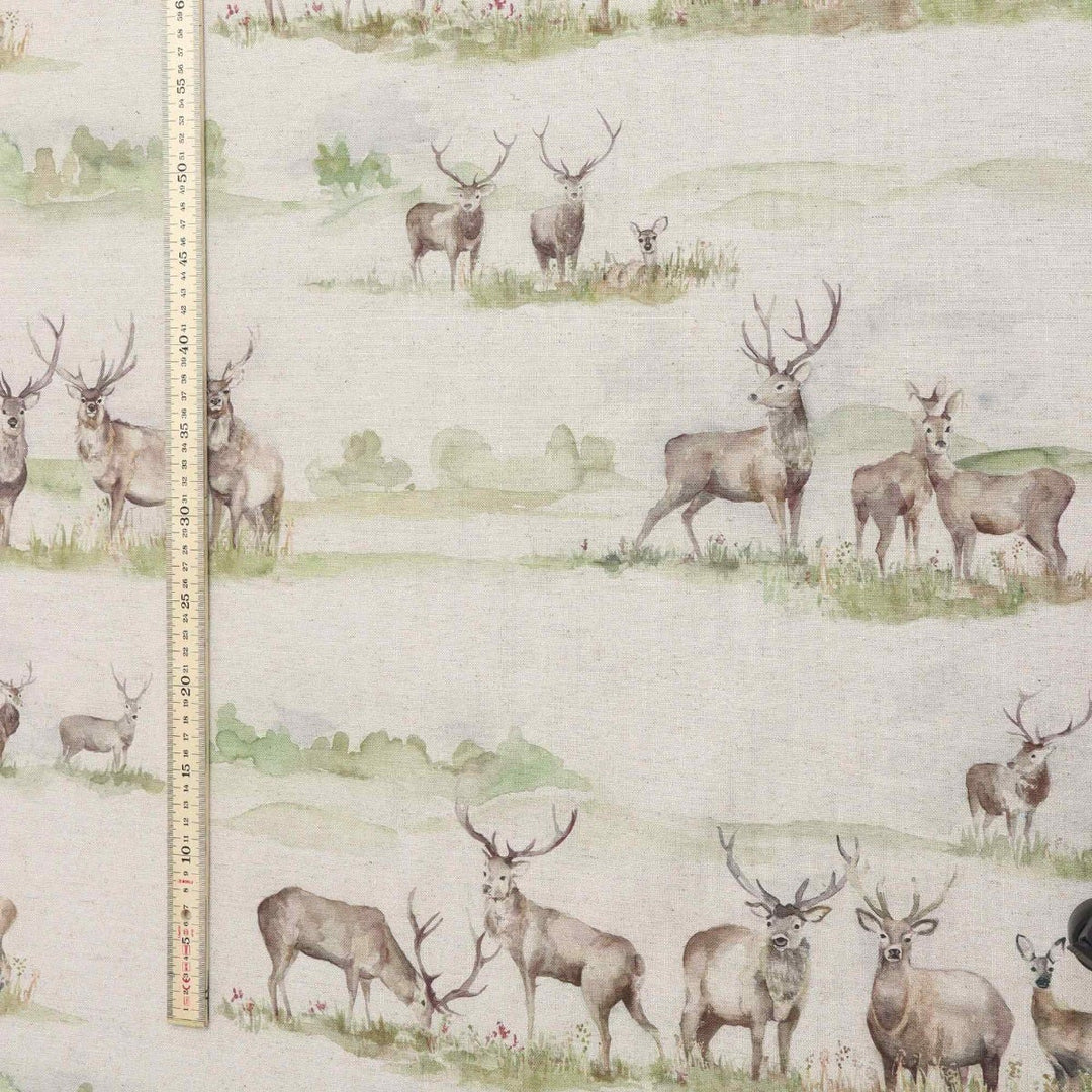 Voyage Maison Moorland Stag Linen Fabric