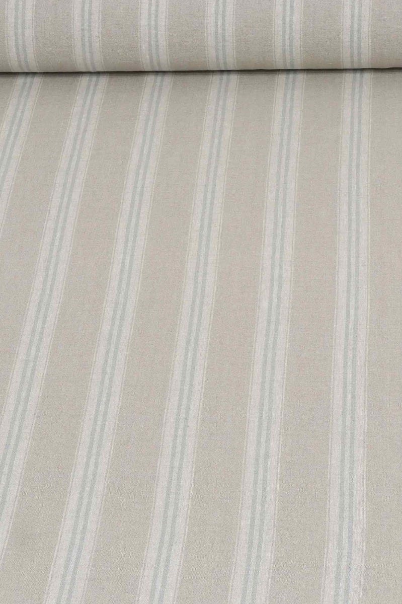 Oslo Stripe Duck Egg Fabric