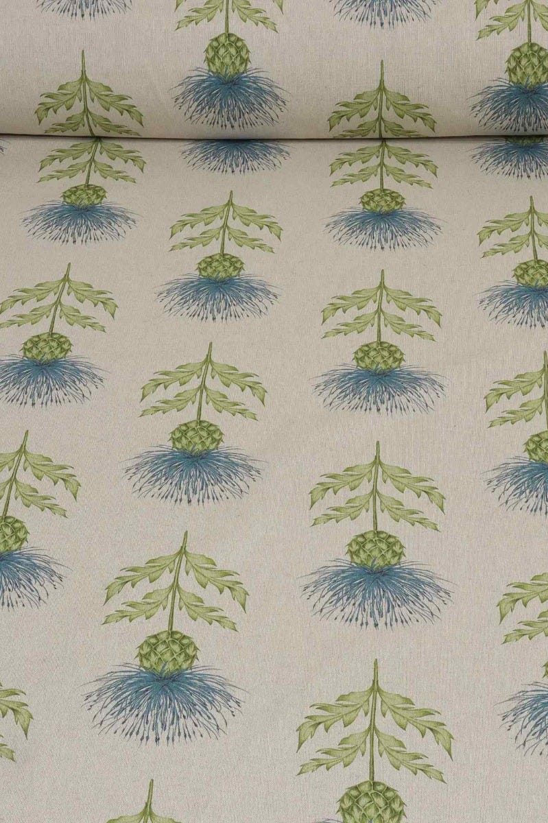 Voyage Maison Blair Azure Thistle Fabric