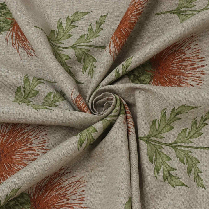 Voyage Maison Blair Rust Thistle Fabric