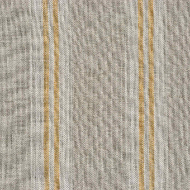 Oslo Stripe Saffron Yellow Fabric