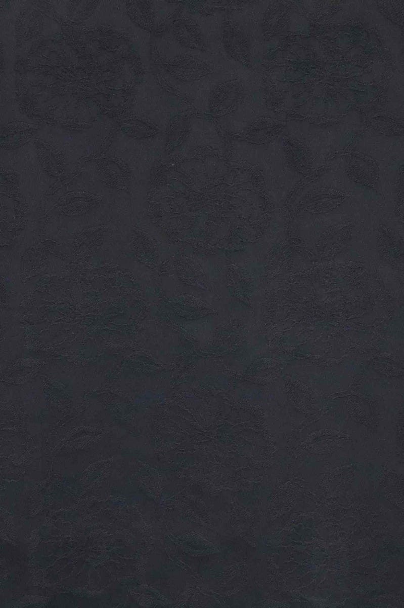 Clearance Villa Nova Antibes Washable Black Cotton Fabric