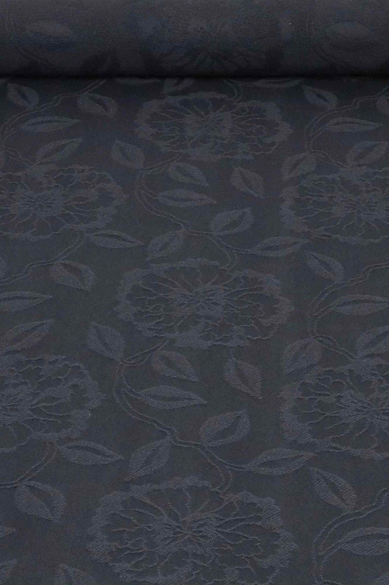 Clearance Villa Nova Antibes Washable Black Cotton Fabric