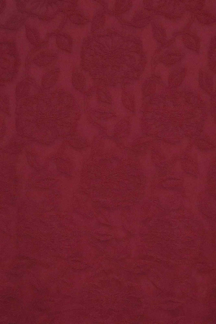 Clearance Villa Nova Antibes Washable Claret Cotton Fabric