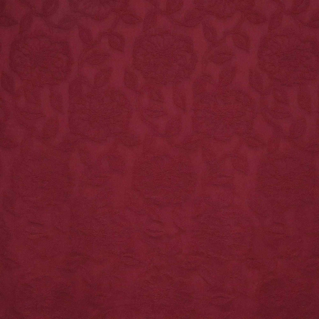 Clearance Villa Nova Antibes Washable Claret Cotton Fabric