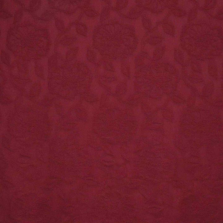 Clearance Villa Nova Antibes Washable Claret Cotton Fabric