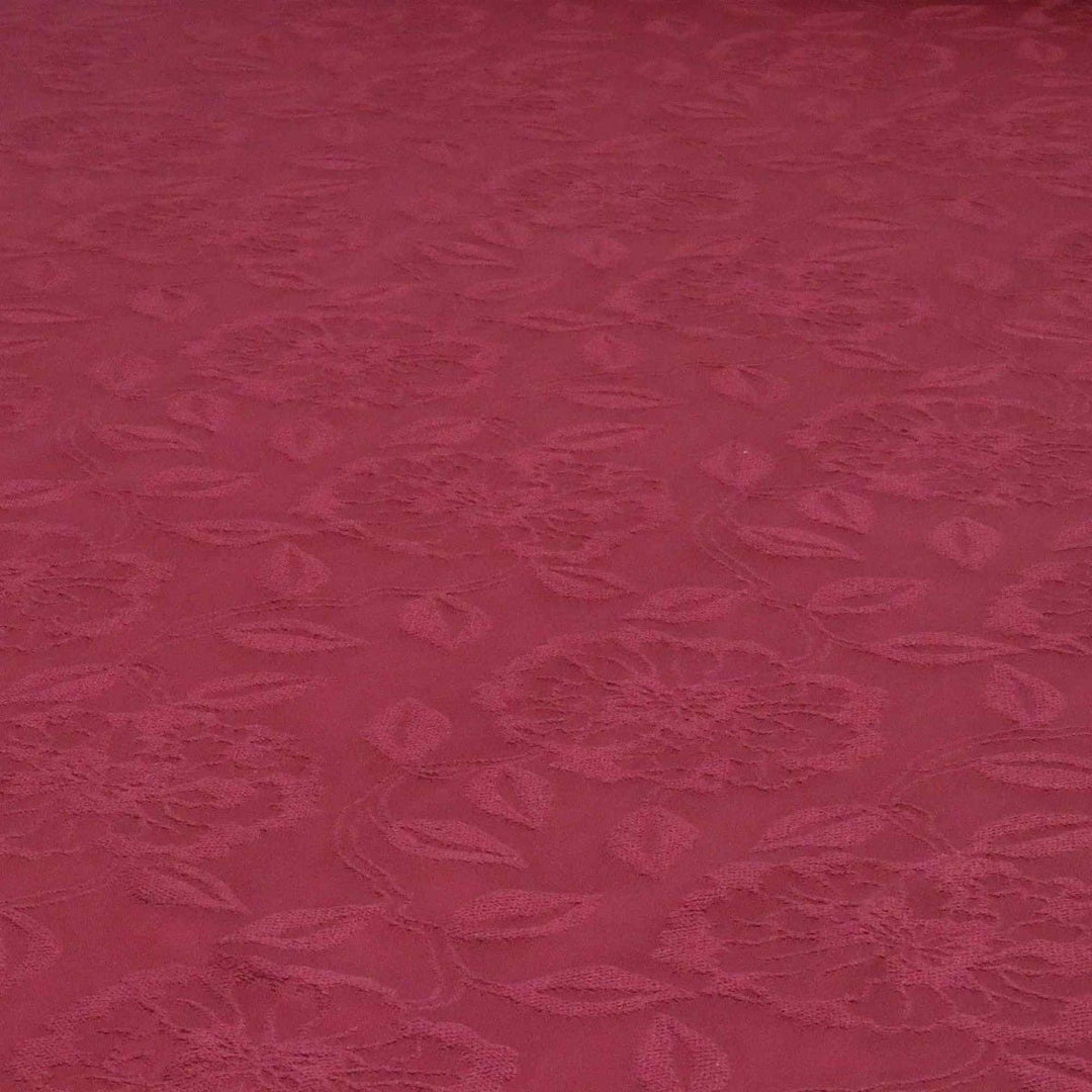 Clearance Villa Nova Antibes Washable Claret Cotton Fabric