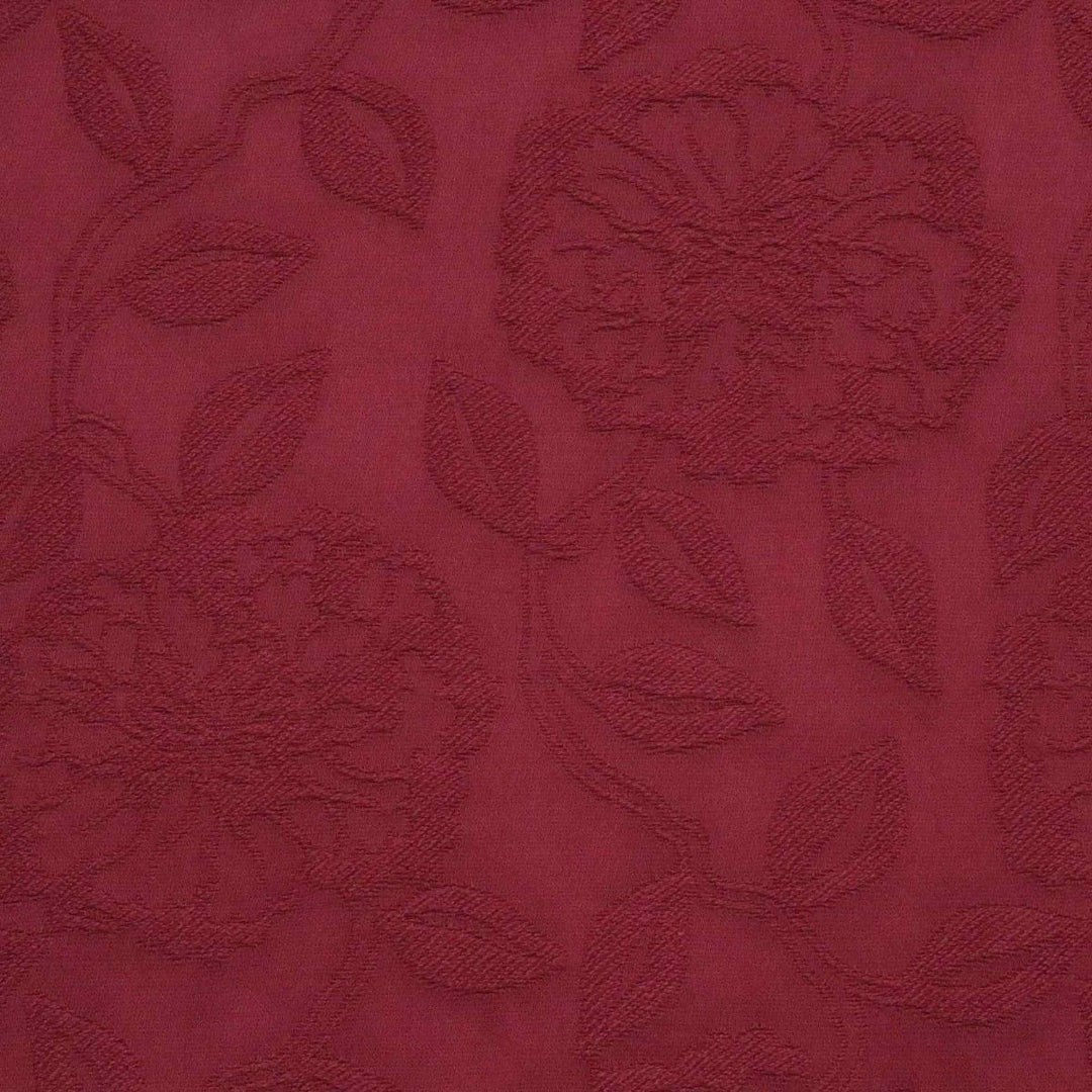 Clearance Villa Nova Antibes Washable Claret Cotton Fabric