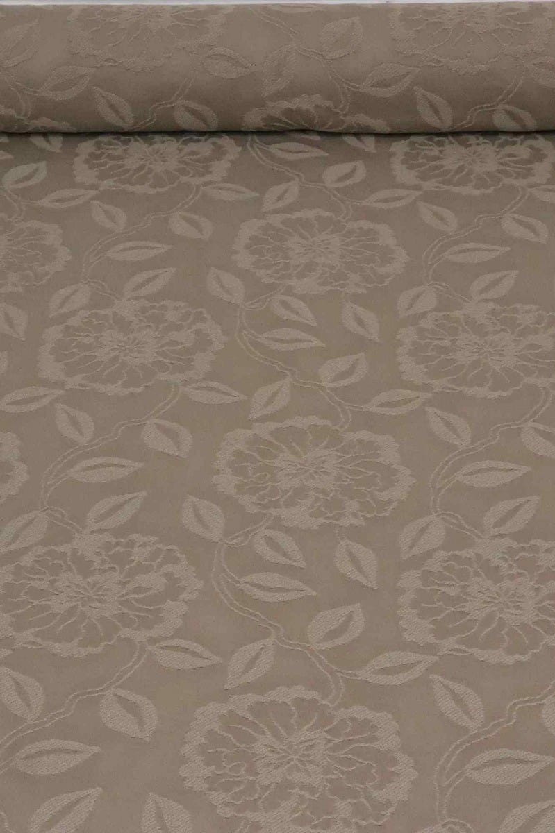 Clearance Villa Nova Antibes Washable Noisette Cotton Fabric