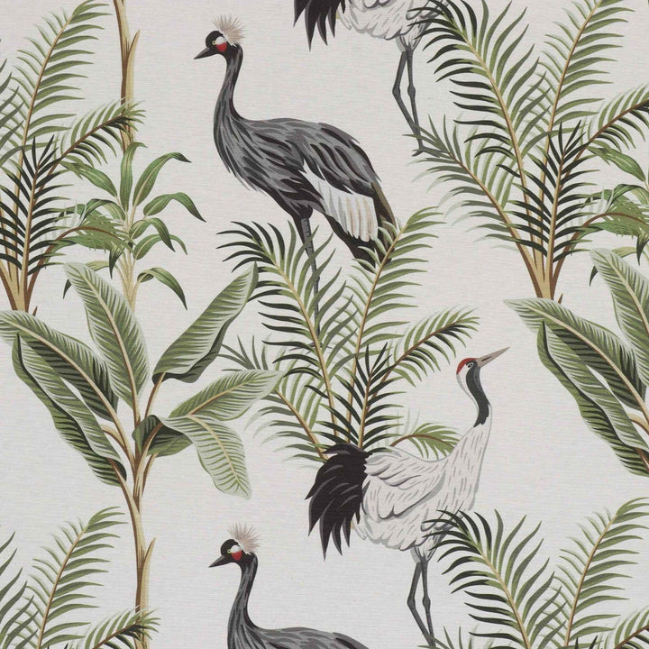 Exotic Storks Outdoor Fabric