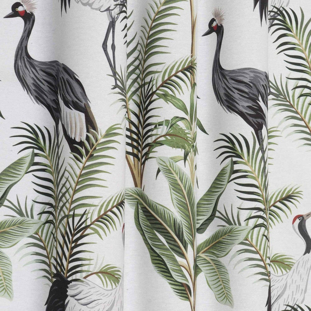 Exotic Storks Outdoor Fabric