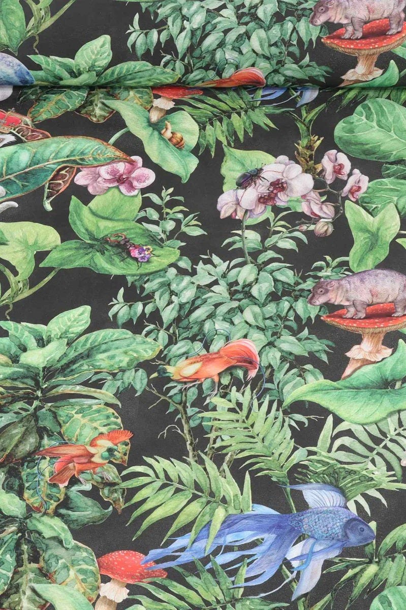 Tropical Monkey Outdoor Fabric