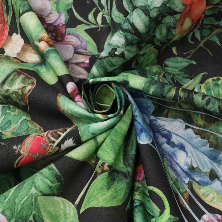 Tropical Monkey Outdoor Fabric