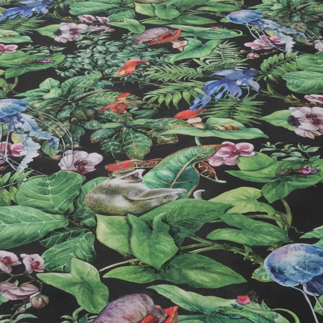 Tropical Monkey Outdoor Fabric