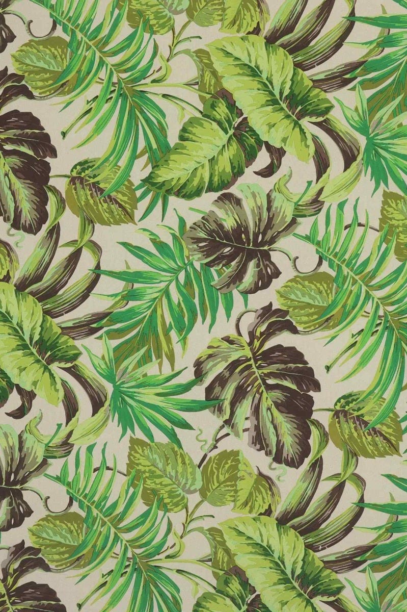 Tropical Foliage 2 Outdoor Fabric