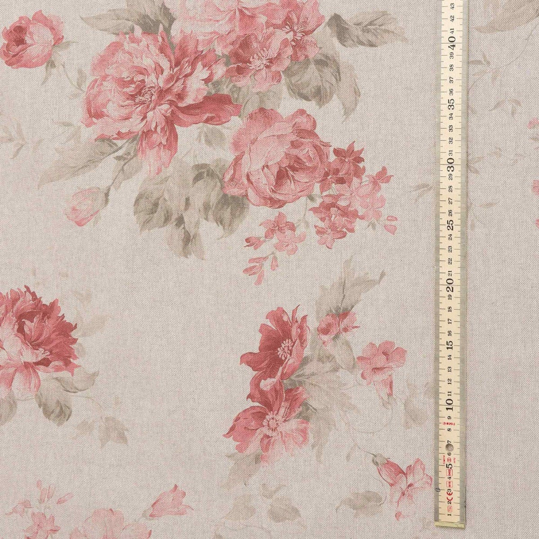 Jane Faded Rose Double Width Fabric