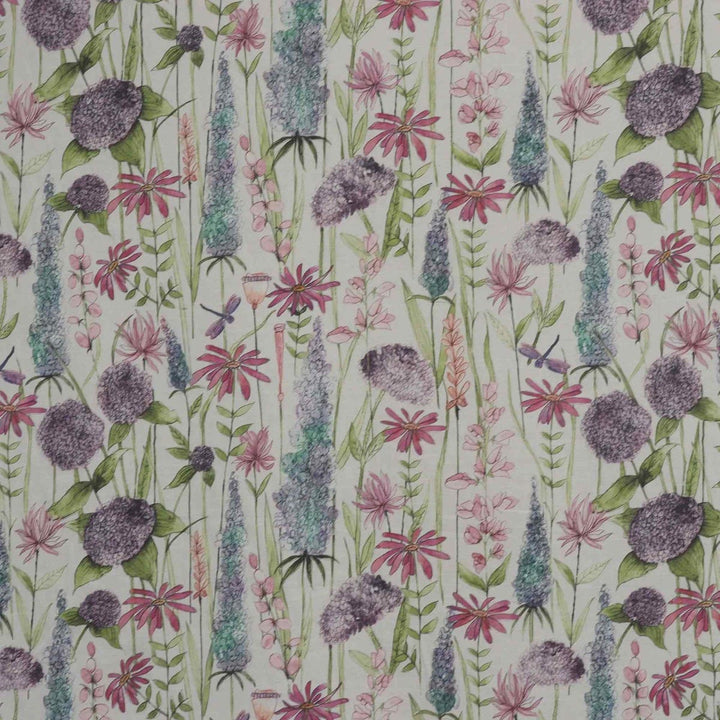 Voyage Maison Florabunda Purple Linen Fabric