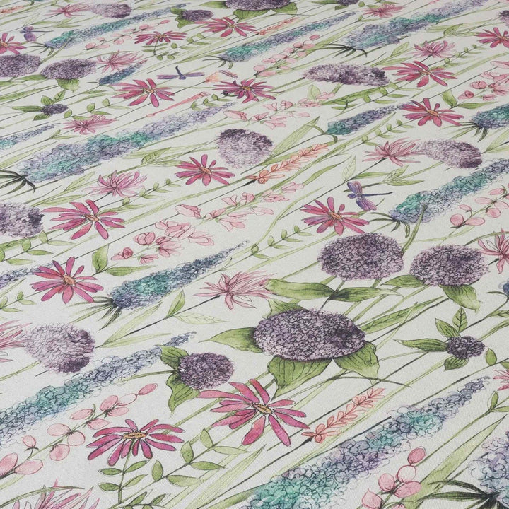 Voyage Maison Florabunda Purple Linen Fabric