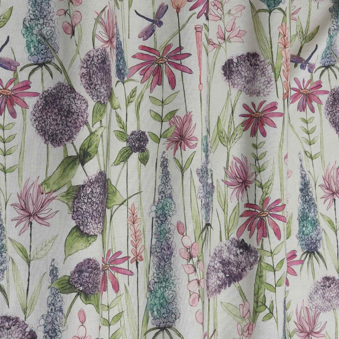 Voyage Maison Florabunda Purple Linen Fabric