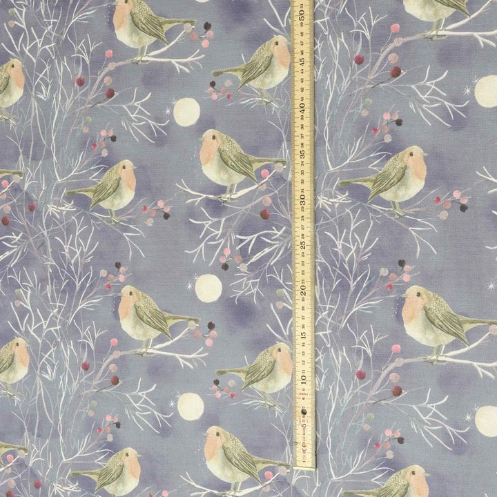 Voyage Maison Festive Robin Dusk Fabric