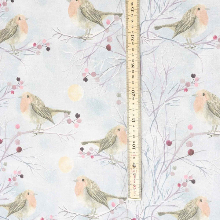 Voyage Maison Festive Robin Frost Fabric