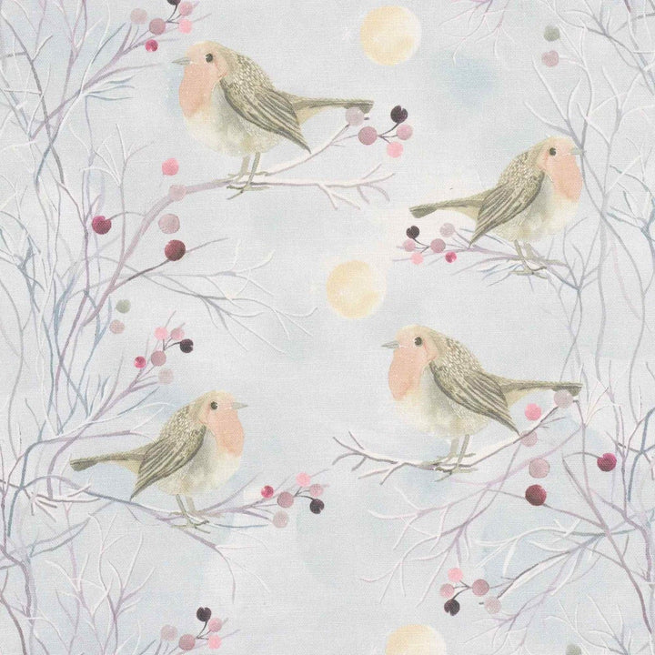 Voyage Maison Festive Robin Frost Fabric